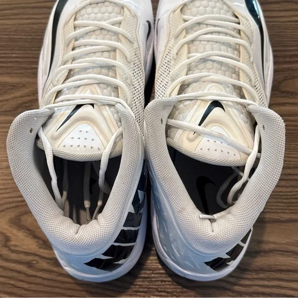 Size 20 Nike Zoom Code Elite 3/4 Shark White Football Cleats 